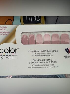 NIP- Color Street Pink Nail Polish Strips - “Blushing in Flushing